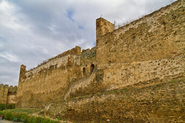 Eptapyrgio la parete fortificata nella città superiore di Salonicco, in Grecia