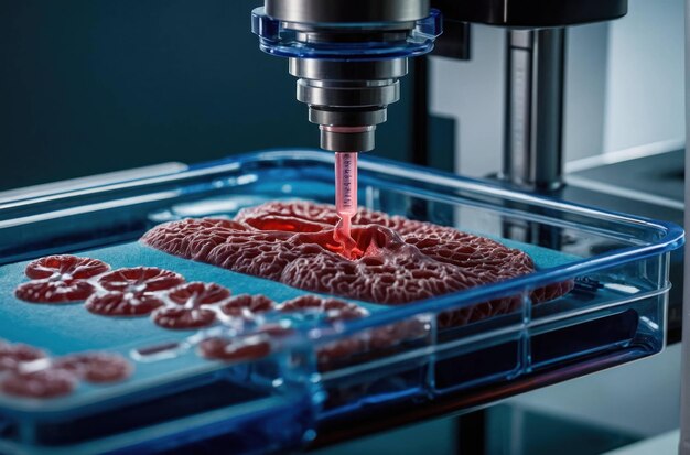 Equipaggiamento avanzato di bioprinting in un laboratorio