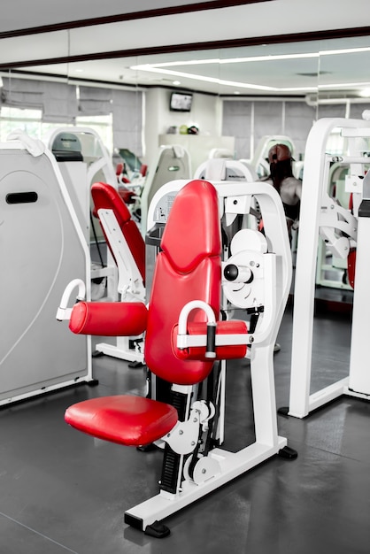 Equipaggiamento. Interno di una sala fitness