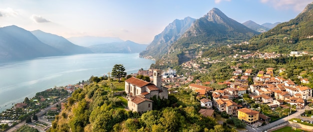 Eremo di San Pietro al Lago d'Iseo in Italia