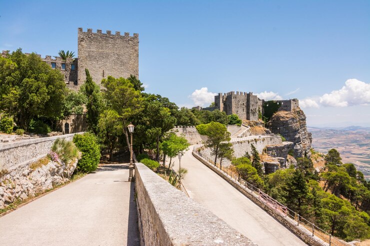 Erice Sicilia Italia Castello di Venere castello medievale e normanno