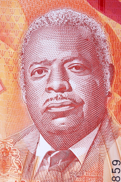 Errol Barrow un ritratto dal denaro delle Barbados