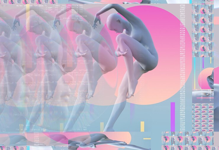 Errore dello schermo della vecchia TV Disegno astratto del rumore dei pixel digitali Foto glitch