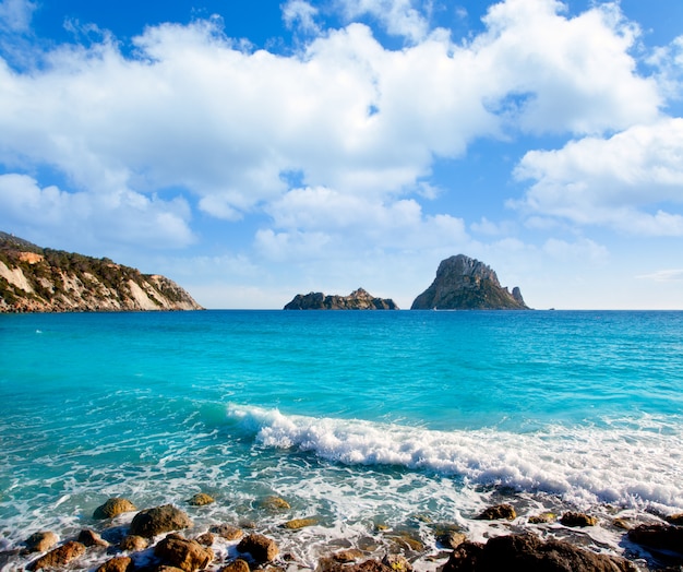 Es vedra isola di Ibiza vista da Cala d&#39;Hort