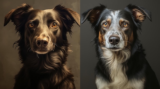 Esattamente simile Pet Portrait Generative ai