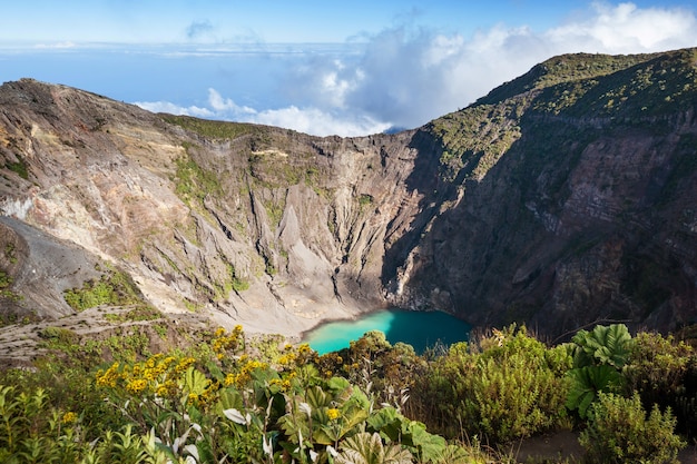 Escursione al vulcano Irazu in America centrale. Costa Rica