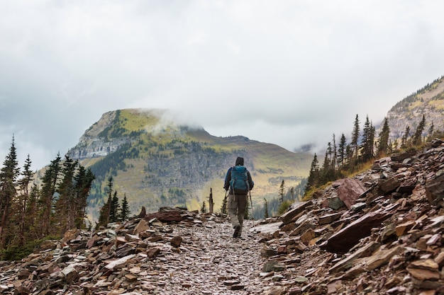 Escursione nel Glacier National Park, Montana