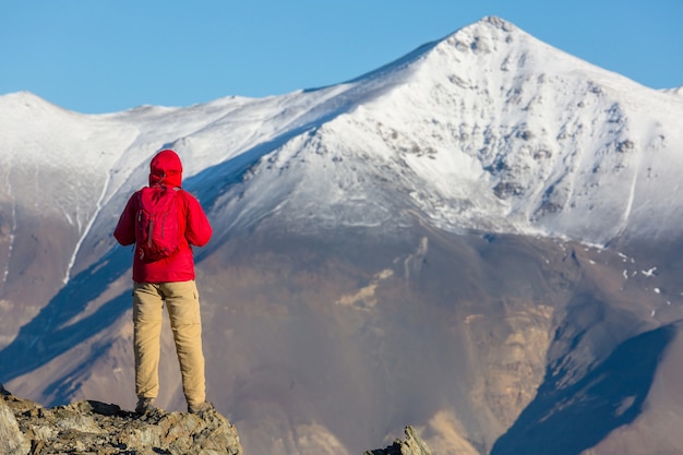 Escursione nelle montagne della Patagonia, Argentina