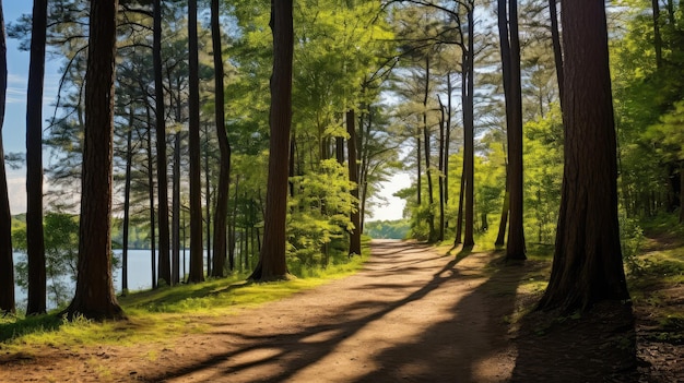 Escursioni a piedi albero di sole natura panoramica