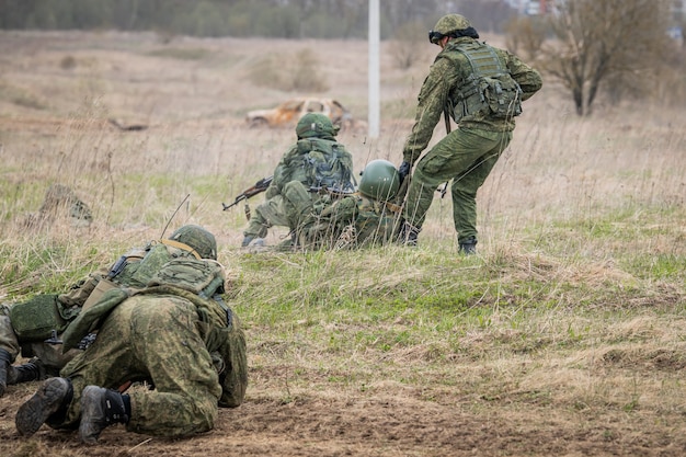 Esercitazione al posto di comando dell'operazione antiterrorismo, Russia.