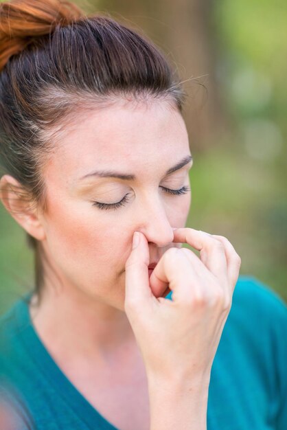 Esercizio di respirazione Pranayama