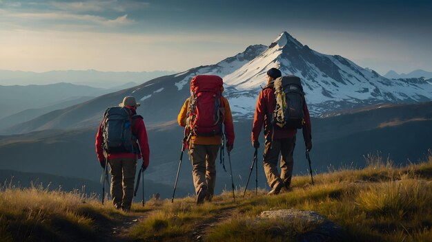 Esperienza epica Avventurieri in cammino attraverso la natura selvaggia