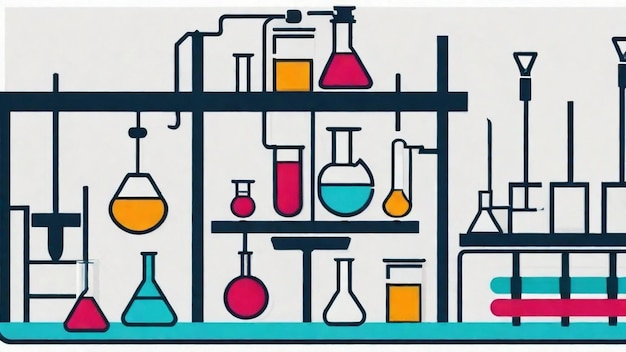 Esperimento di laboratorio di chimica