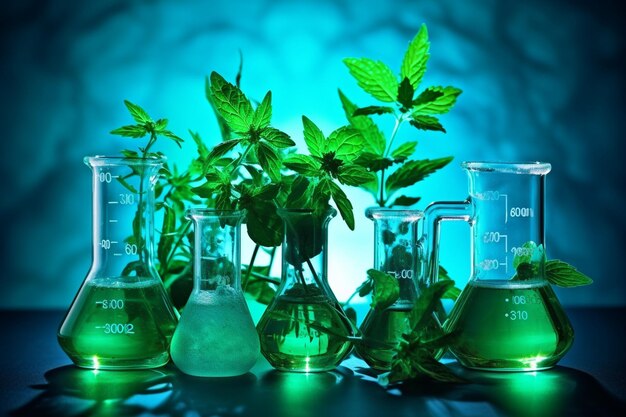 Esperimento per la biotecnologia con la scienza chimica