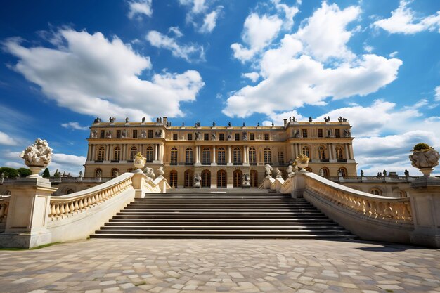 Esplora l'opulento palazzo francese di Versailles e i suoi vivaci giardini fontane e colorate