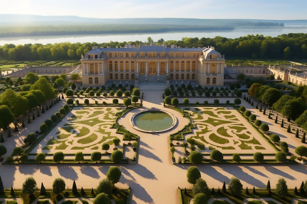 Esplora l'opulento palazzo francese di Versailles e i suoi vivaci giardini fontane e colorate