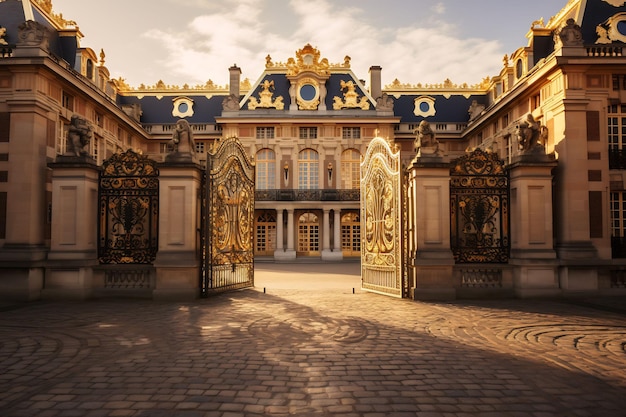 Esplora l'opulento palazzo francese di Versailles e i suoi vivaci giardini fontane e colorate