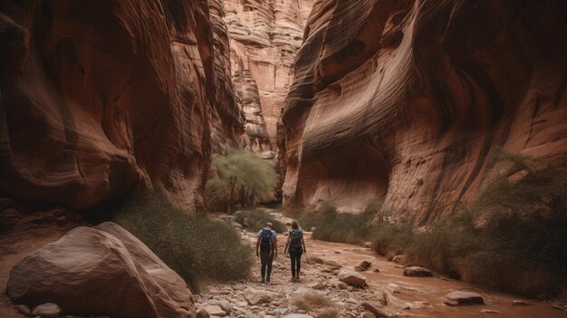 Esplorando gli stretti canyon del deserto IA generativa