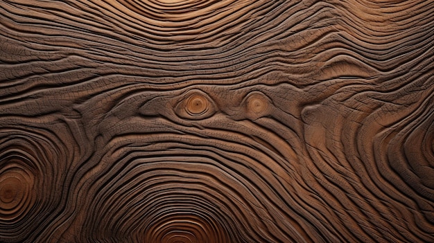 Esplorare il fascino naturale di una superficie di taglio in legno texturato