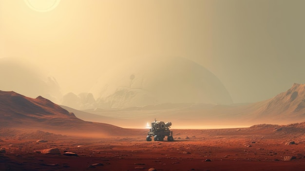 Esplorazione di Marte un rover sulla superficie del pianeta rosso