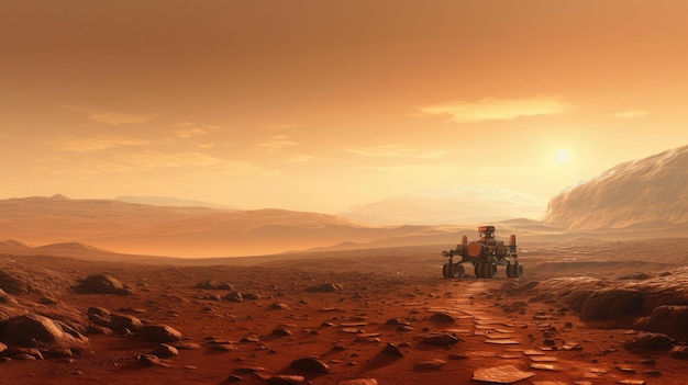 Esplorazione di Marte un rover sulla superficie del pianeta rosso