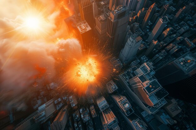 Esplosione di un meteorite a New York