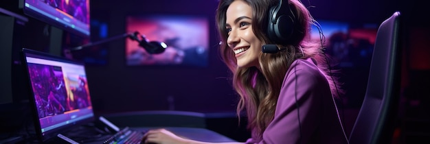 Esport e giochi online Una donna trasmette in live streaming la sua sessione di videogiochi