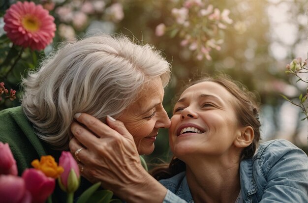 Espressioni di tenerezza Devozione per la Festa della Madre