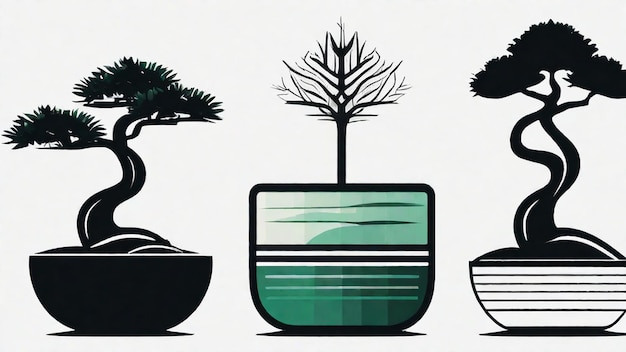 Espressioni di tranquillità attraverso i bonsai