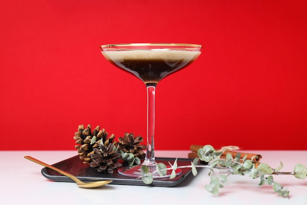 Espresso martini cocktail delizioso drink alcolico dessert cocktail