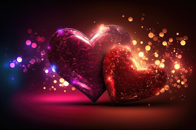 Esprimi la tua devozione a San Valentino con un'IA generativa a cuore lucido 3D