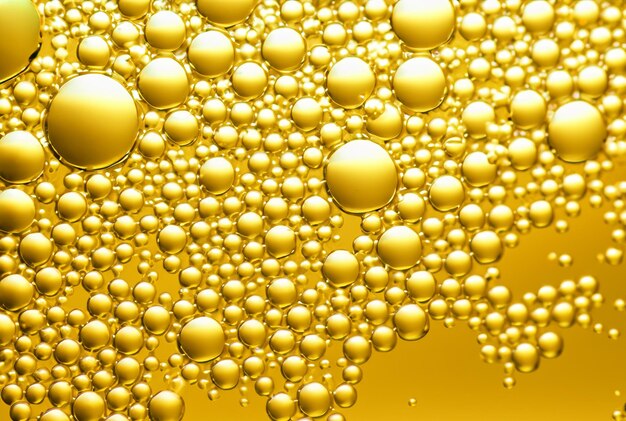 essenza cosmetica d'oro di lusso molecole di bolle liquide antiossidante di bulle liquide