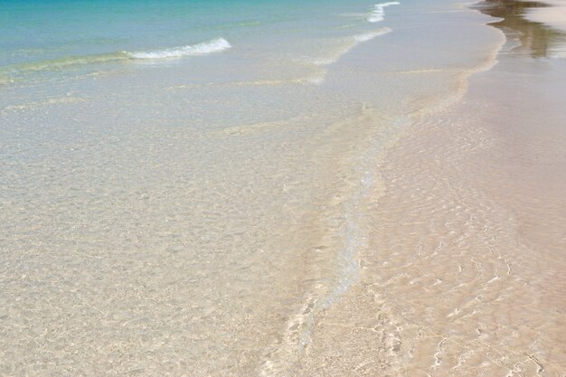 Estate blu delle onde del mare Spiaggia di sabbia