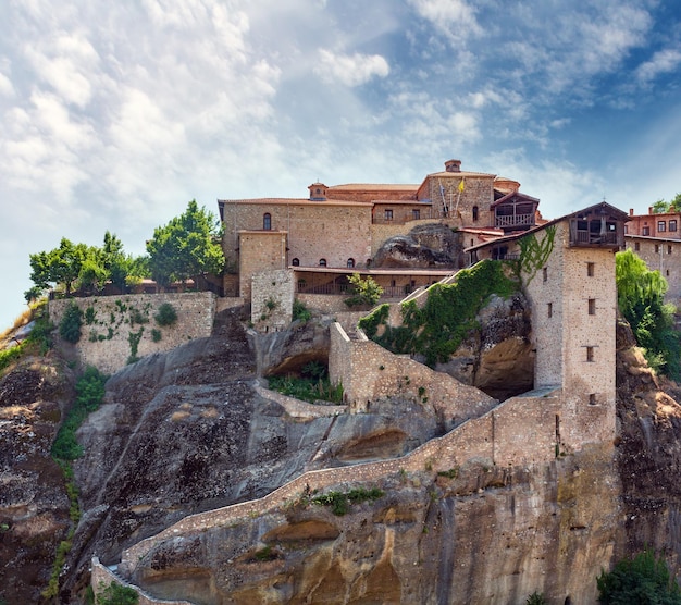 Estate rocciosa monasteri di Meteora Grecia