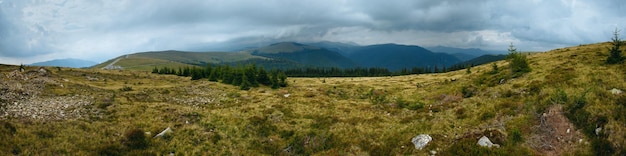 Estate Strada Transalpina Carpazi RomaniaPanorama