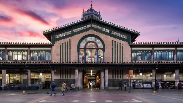 Esterno del mercato centrale di Valencia