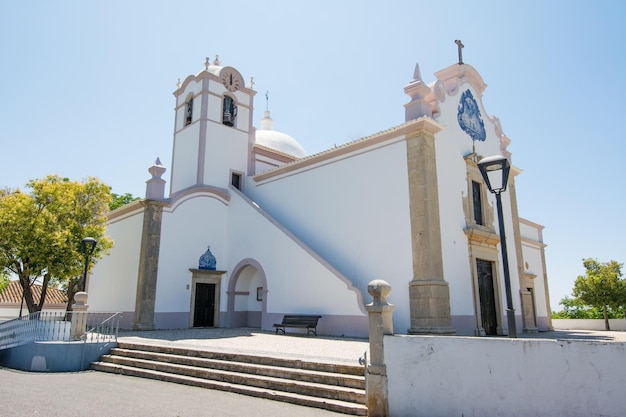 Esterno della chiesa di San Lorenzo di Roma ad Almancil Portogallo