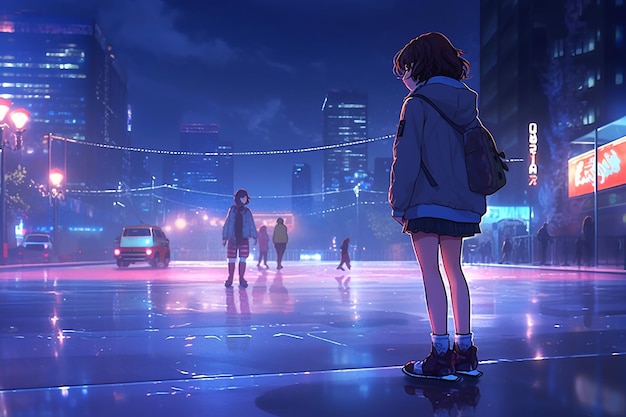 Estetica dello sfondo di Makoto Shinkai