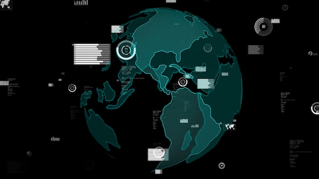 Estratto del visualizzatore della tecnologia di analisi dei dati aziendali intelligente