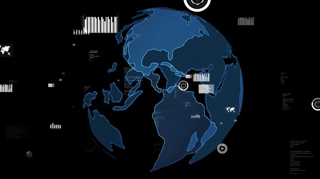 Estratto del visualizzatore della tecnologia di analisi dei dati aziendali intelligenti