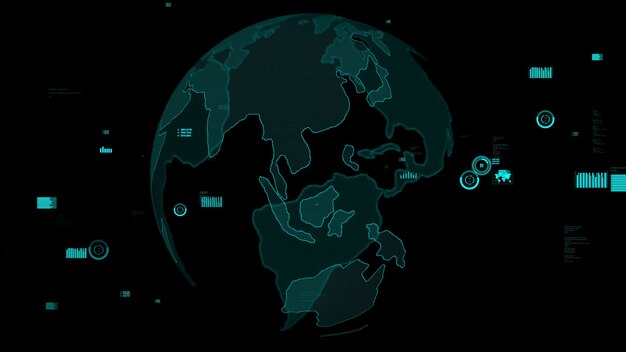 Estratto del visualizzatore della tecnologia di analisi dei dati aziendali intelligenti