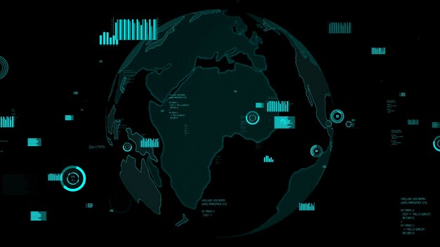 Estratto del visualizzatore della tecnologia di analisi dei dati aziendali intelligenti