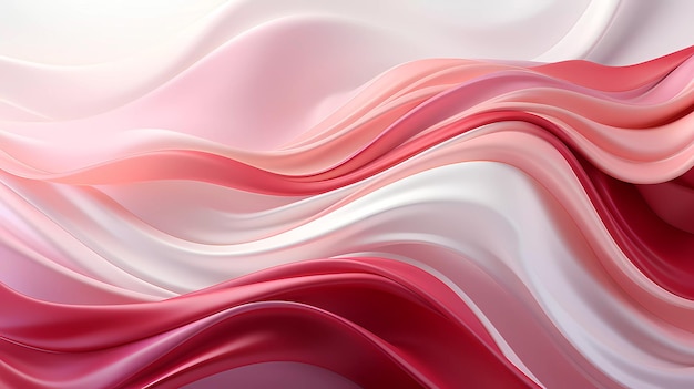 Estratto rosa bianco ondulato estetico