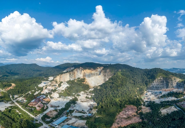 Estrazione della montagna Malesia