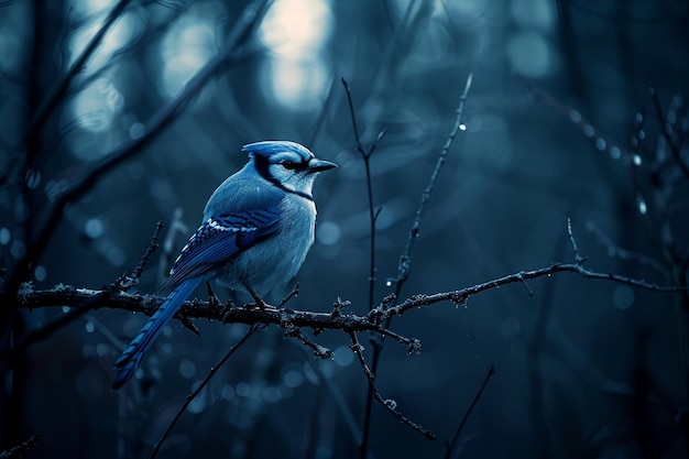 Ethereal Elegance Blue Jay Perspettive