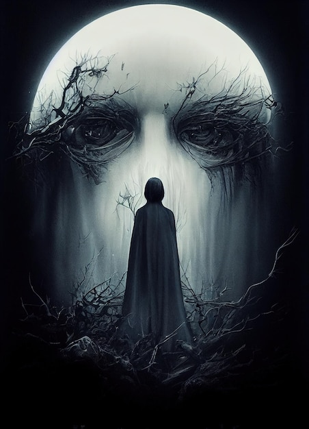 Ethereal Guardians Ritratto dei Nightwatchers in un poster di un film horror