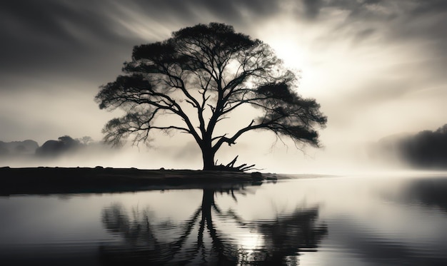 Ethereal Serenity Una fotografia nello stile di Michael Kenna