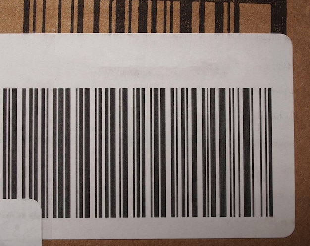 Etichetta di identificazione del prodotto con codice a barre