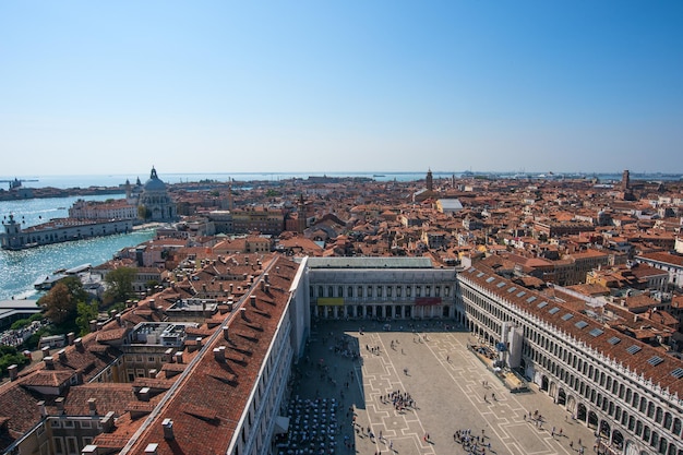 Europa. Italia. Vista panoramica su Piazza San Marco.