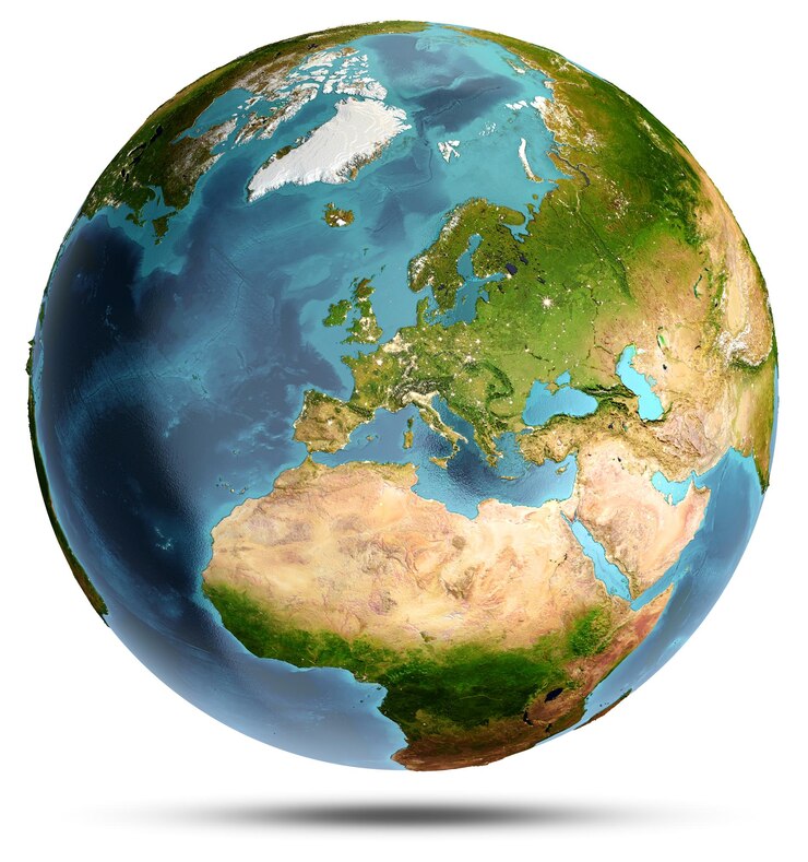 Photo europe elements of this image furnished by nasa 3d rendering